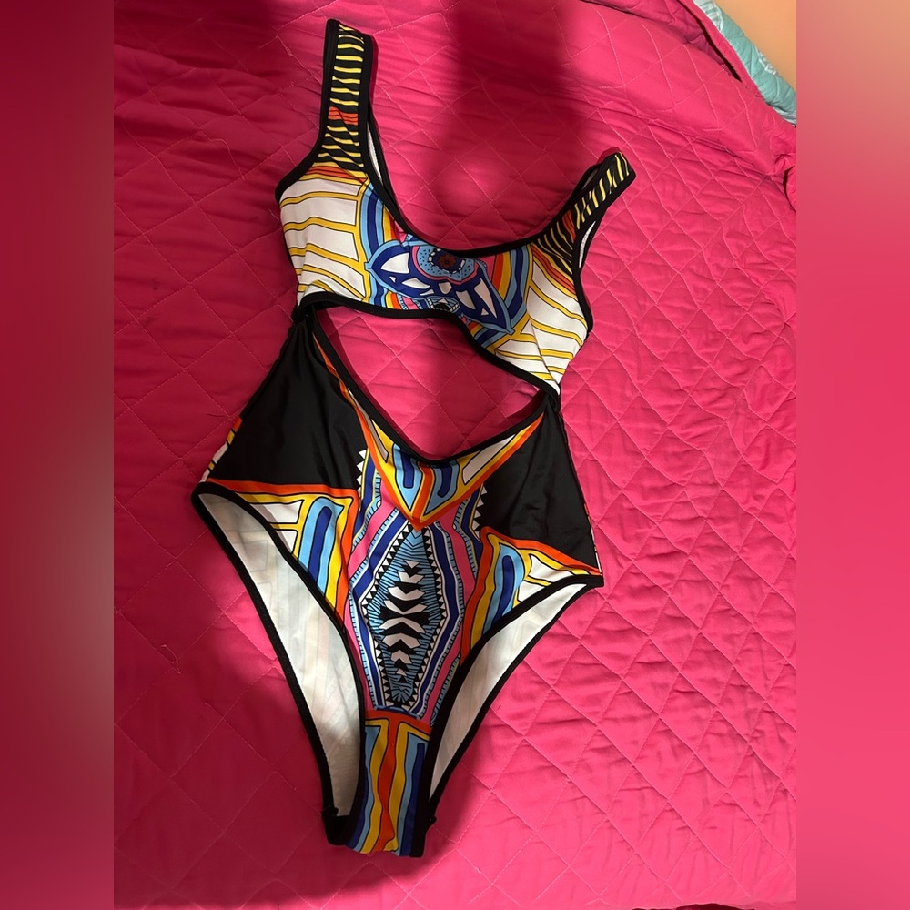 Multicolored swimsuit